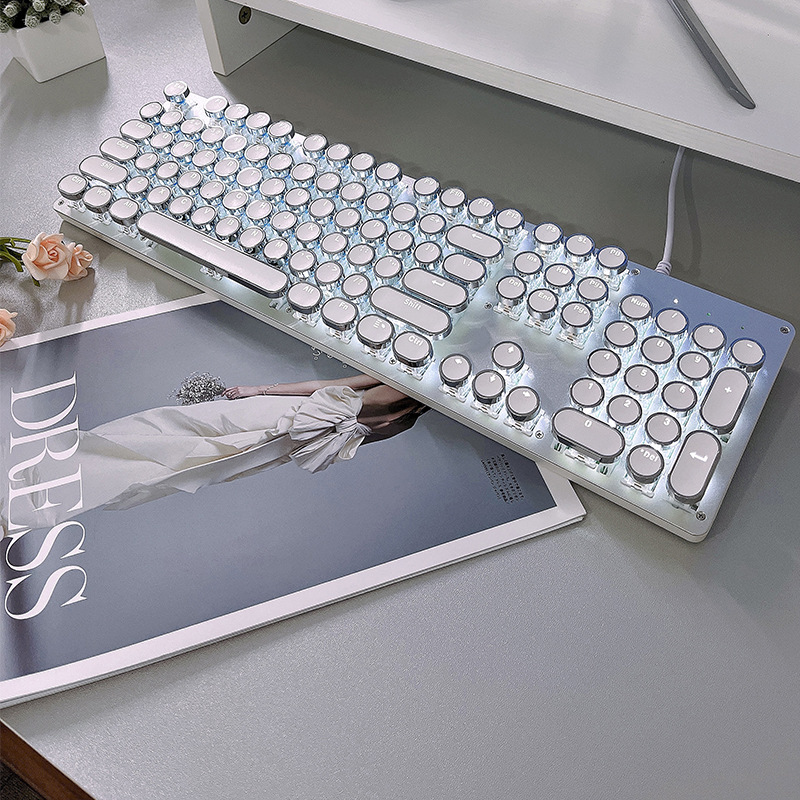 Mechanical Switch Punk Gaming Keyboard Mouse 02