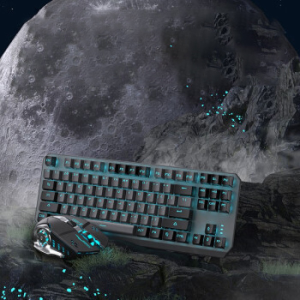 Black and gray double spell satellite axis game office 54