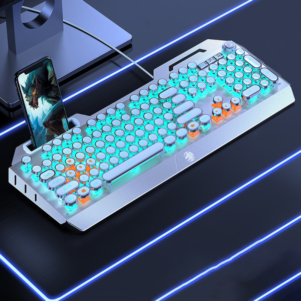 Computer Wired Metal Gaming Mechanical Keyboard 29