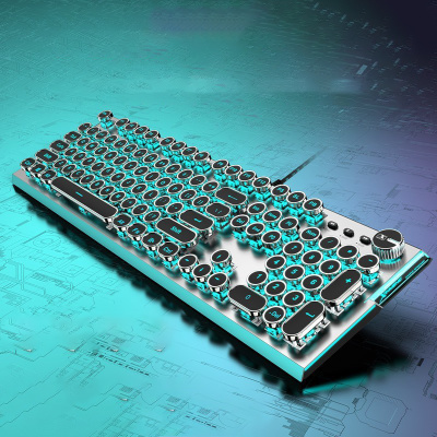 Cross-border steampunk mechanical keyboard gaming mechanical keyboard 59