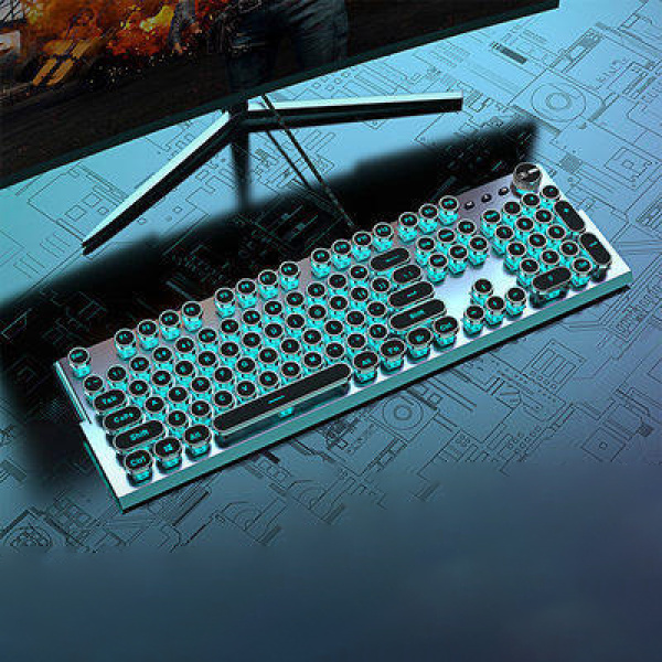 Cross-border steampunk mechanical keyboard gaming mechanical keyboard 59