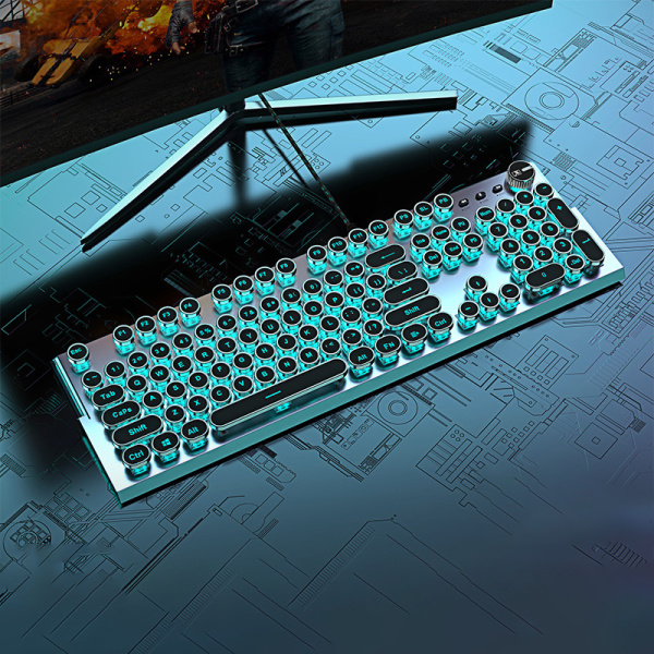 Cross-border steampunk mechanical keyboard gaming mechanical keyboard 59