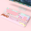 Cute cherry blossom pink mechanical keyboard 46