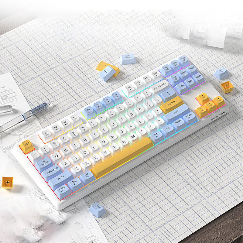 Forward Bluetooth three-mode wireless mechanical keyboard 62