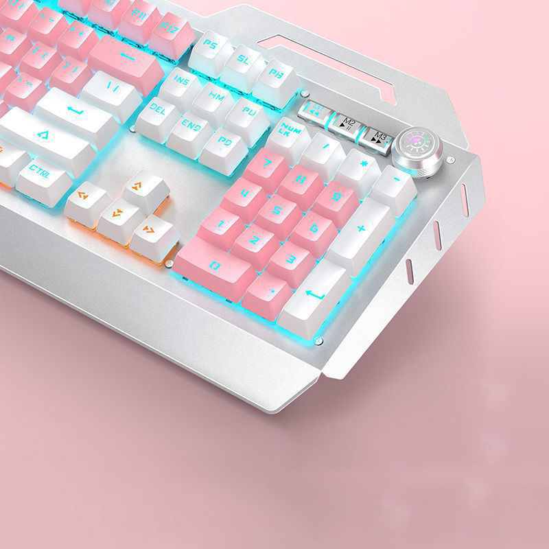 Forwarder Mechanical Keyboard Girls Pink Keyboard 56
