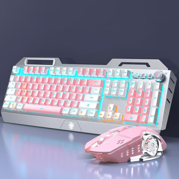 Forwarder Mechanical Keyboard Girls Pink Keyboard 56