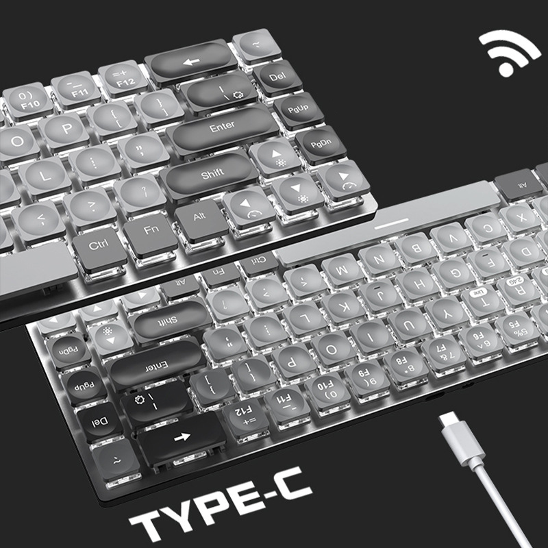 Green Switch Brown Switch Rechargeable Portable Keyboard 39