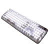 High-quality mechanical keyboard fully transparent punk wired keyboard 05