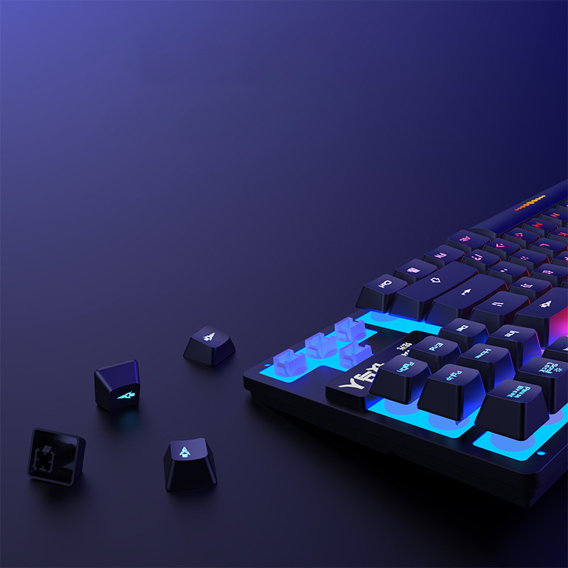 Illuminated mouse and keyboard headset game universal 17