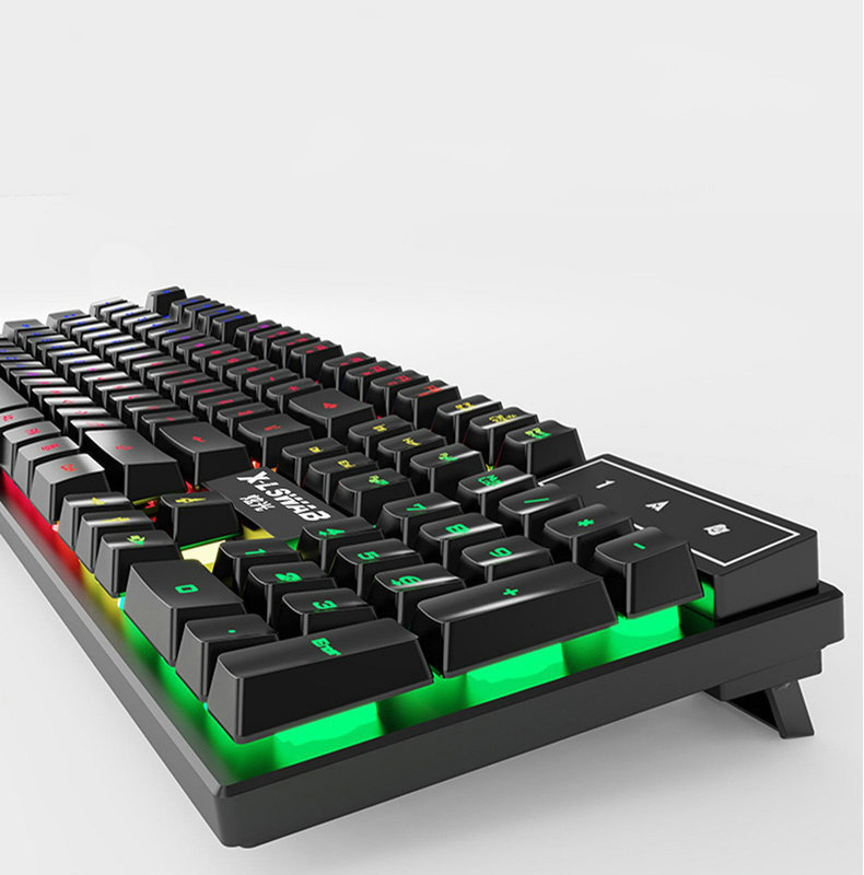 Illuminated mouse and keyboard headset game universal 17