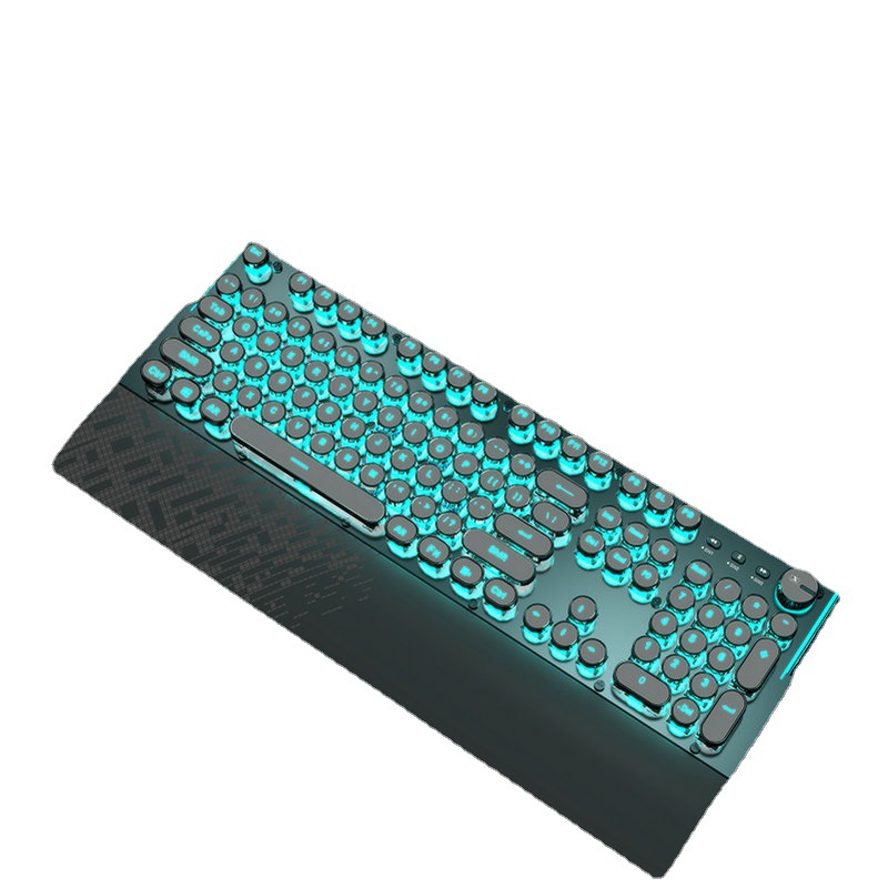 Mechanical game keyboard mouse computer peripheral with cable 26