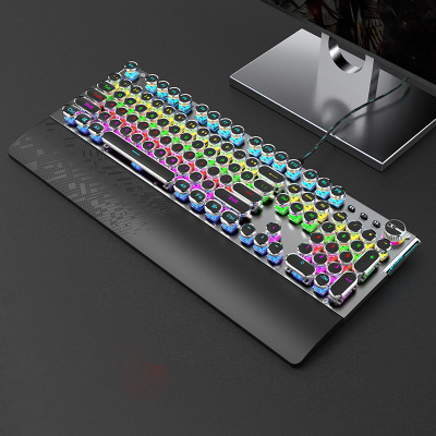 Mechanical game keyboard mouse computer peripheral with cable 26