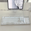 Mechanical Keyboard Retro Matte Steam Key Wired Gaming Keyboard 22