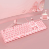 Pink special keyboard for e-sports games 48