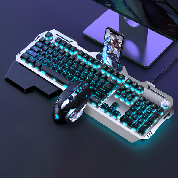 Rechargeable Gaming Gaming Wireless Membrane Keyboard 10