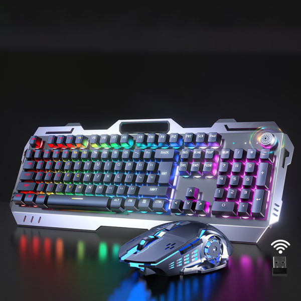 Rechargeable Gaming Gaming Wireless Membrane Keyboard 10