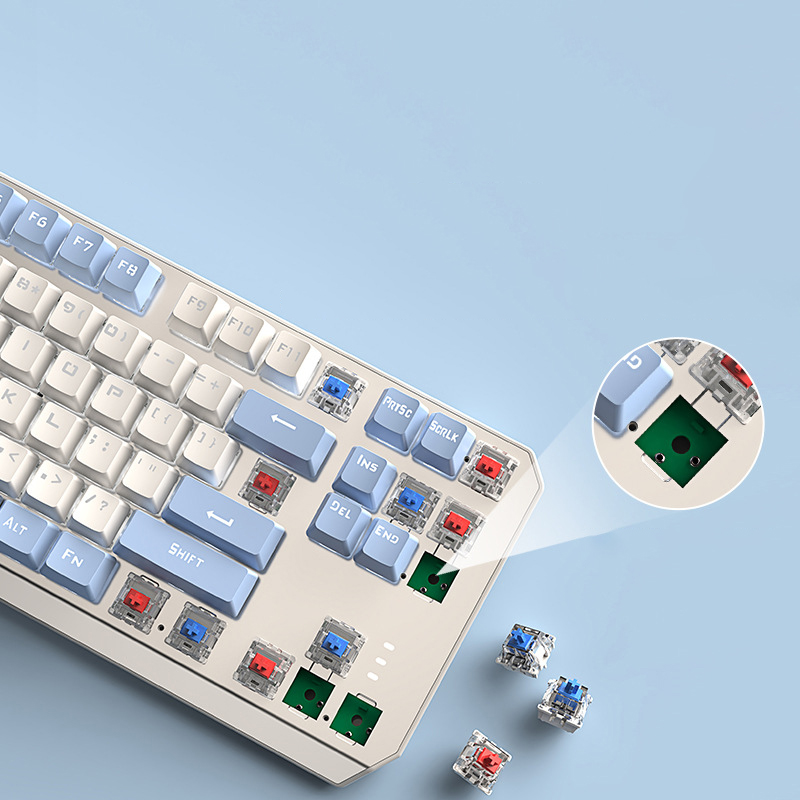 Satellite axis keycaps support waterproof gaming office 25