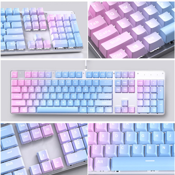 Theme Keyboard Stylish Wired Mechanical Keyboard 37
