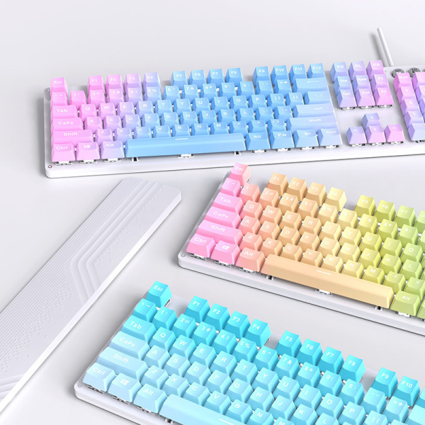 Theme Keyboard Stylish Wired Mechanical Keyboard 37