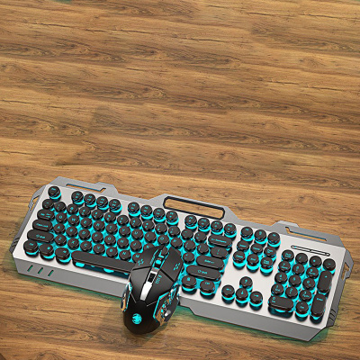 Wired mechanical feel keyboard and mouse 19
