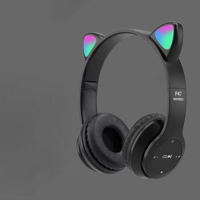 Wireless bluetooth headset headset P47 cat ear sports headset 100