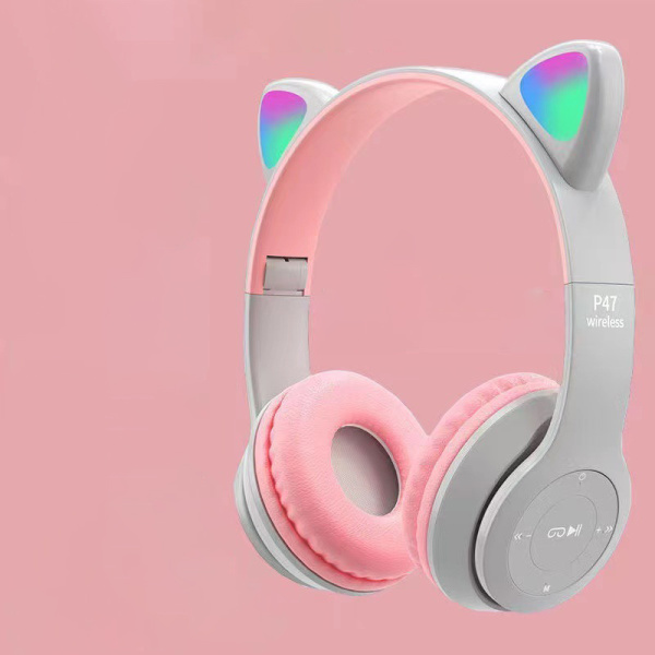 Wireless bluetooth headset headset P47 cat ear sports headset 100