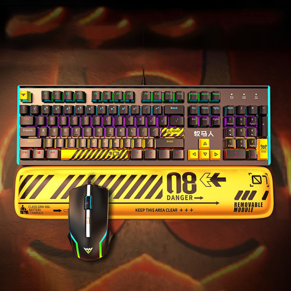 Wrangler biochemical theme mechanical keyboard mouse 51